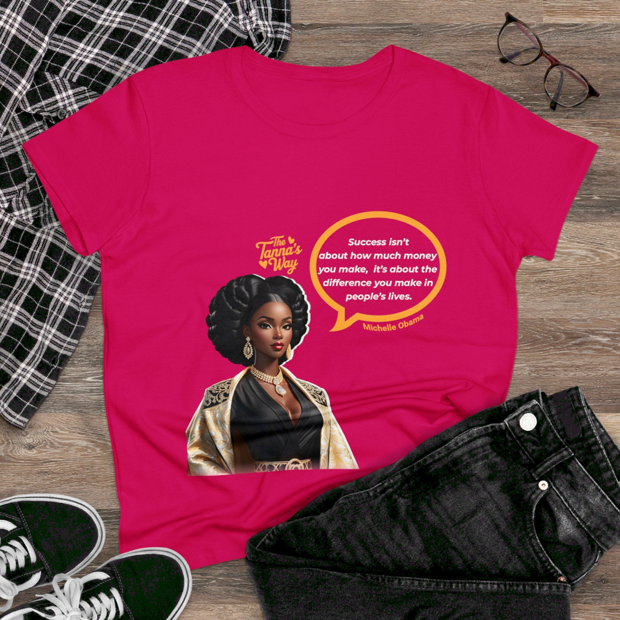 Michelle Obama | Women's Midweight Cotton Tee